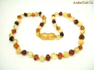 Genuine Baltic Amber Baby Teething Necklace from Lithuania  