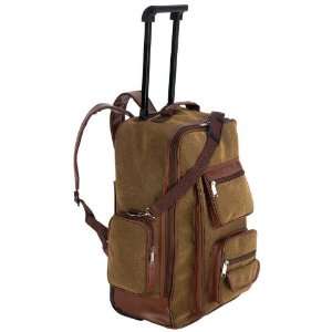  Quality Faux Lth Trolley Backpack/Cart By Embassy&trade Travel Gear 