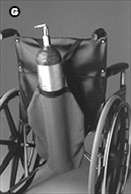 Wheelchair Oxygen Cylinder Tank Bag Carrier Pack O2  