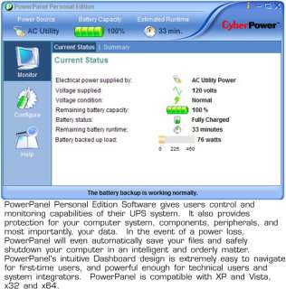    CyberPower Enterprise GreenPower UPS CP900AVR 900VA 560W 