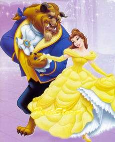   Beauty and the Beast Belle Dance Diamond Lithograph Litho NEW  