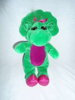 Original 13 plush BABY BOP Barney Dinosaur TV show Green Friend 