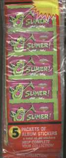 1988 DIAMOND) SLIMER AND THE REAL GHOSTBUSTERS ALBUM STICKERS. 100 