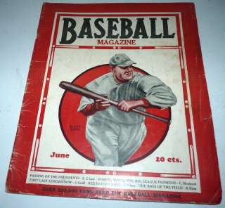 Vintage Antique Baseball Magazine 20 cents Baseball team June 1931 