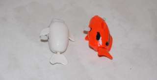 SEAL & FISH WIND UP BATH POOL TOY SET Floating Scuttle  