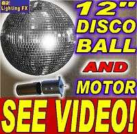 12 Party Dance Disco Ball AND Battery Operated Motor  