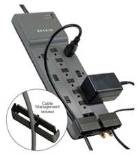 Belkin BE112230 08 12 Outlet 8 Foot Home/Office Surge Protector with 
