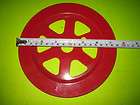 VINTAGE bike bicycle RED steel chainring guard for one piece crank nos