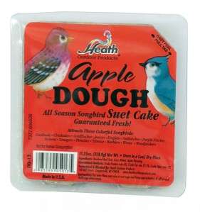 Heath Apple Dough Suet Cake Wild Bird Food 12 Pack  