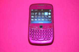 METRO PCS BLACKBERRY CURVE 8530 CELL PHONE PINK 2MP WiFi CDMA GPS MMS 