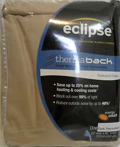 Eclipse Clark Thermaback Blackout 42 W x 95 L Window Curtain Panel 