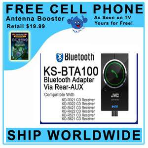 JVC KS BTA100 Bluetooth adapter for select JVC PLAYERS 086429183081 