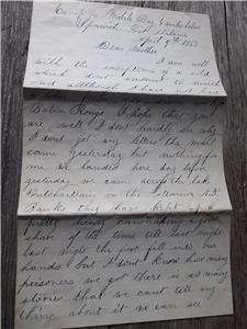   Union Paper Letter Battle Of Mobile At Spanish Fort Alabama Al  