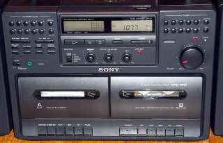 Vintage Sony CFD 470 Mega BoomBox GhettoBlaster 2 Band Cassette Radio 