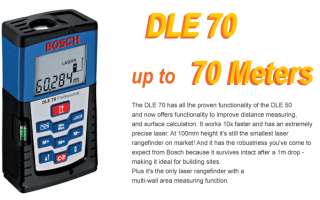 Bosch DLE70 Digital Meters Laser Range Measuring Device  