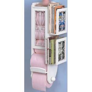   Tissue / Paper Bathroom Magazine Rack or Book Holder