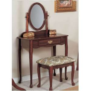  VANITY SET W/ STOOL