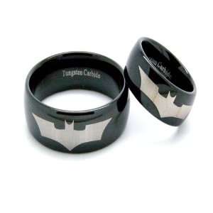   Batman Design His & Hers Set Wedding Bands Engagement Rings (Available