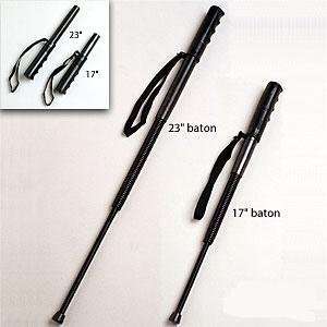  17 inch Spring Batons with Wrist Strap