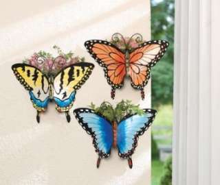 Spring Decor Butterfly Garden Pocket Planters Indoor/Outdoor Wall 