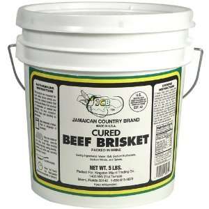 Boneless Cured Beef Brisket in Brine 6 Lbs  Grocery 