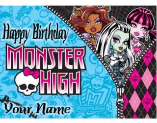 Monster High   Group   Edible Photo Cake Topper  $3ship  