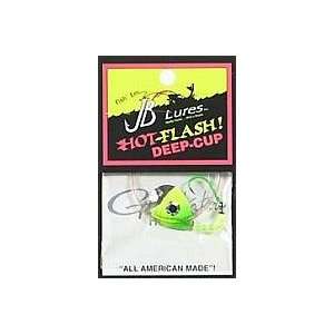  JB Fishing Lures Hot Flash Spinner Rig Chartreuse Green 