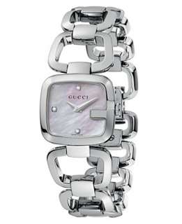 Gucci Watch, Womens Stainless Steel Bracelet YA125502