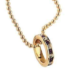  January Birthstone Ring Charm Jewelry