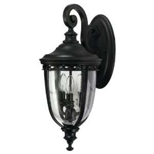  English Bridle Collection 3 Light 19 Black Outdoor Wall 