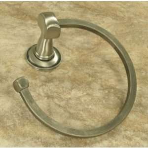   Towel Ring Towel Ring Black with Steel Wash