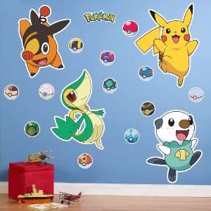  Pokemon Black and White Giant Wall Decals