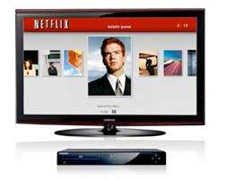 Enjoy streamed Netflix movies on your Blu ray device.