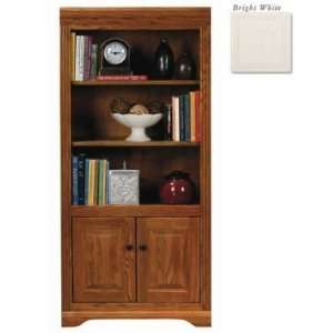   72464WPWH 60 in. Open Bookcase with Doors   White