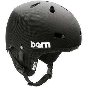 Bern Macon Carbon Fiber EPS helmet w/black winter liner  