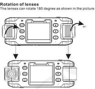   dual cam GPS car dvr twins cam carcam gps camera with g sensor  