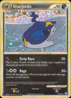 HSTR # 30 Sharpedo PARALLEL (Reverse) FOIL Pokemon Card  
