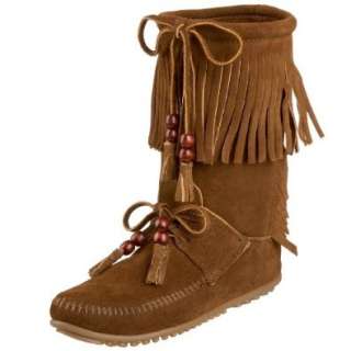  Minnetonka Womens Woodstock Boot Moccasin Shoes