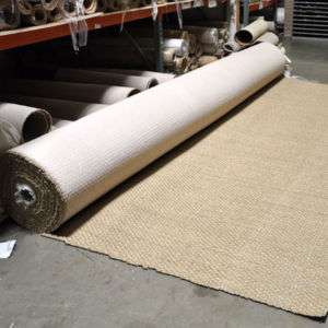 Basketweave 4 M x 24.5 M Seagrass Wall To Wall Carpet  