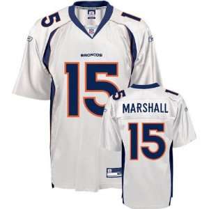 Brandon Marshall Youth Jersey Reebok White Replica #15 Denver Broncos 