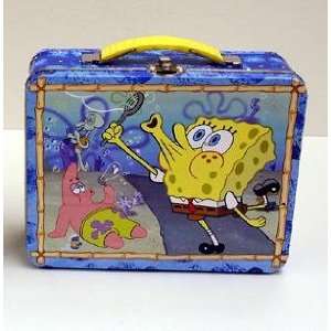 SpongeBob Squarepants Large Carry All Tin Lunch Box   Blowing Bubbles