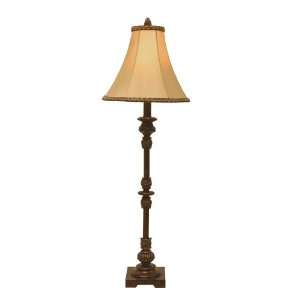   TP1457, Bronze and Gold Buffet Lamp 34 Inch Height