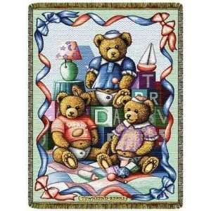  Baby Bears Mini Tapestry Throw L60002