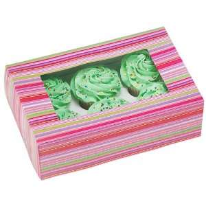 Wilton set of 2 Cupcake Boxes, Holds 6 Standard Cupcakes  