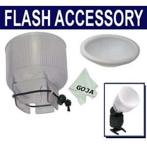  Flash Diffuser Clear + White Dome Cover Lambency Flash Diffuser 