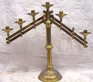 Antique Church Candelabra Candlestick Bronze Brass  