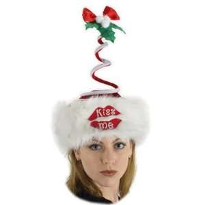  SPRINGY MISTLETOE HAT Toys & Games