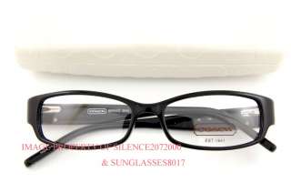 Brand New COACH Eyeglasses Frames 844 BERNICE BLACK Size 49 100% 