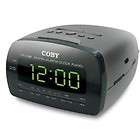 Coby Digital AM/FM Alarm/Clock Radio, Black CRA54BLK 716829555408 
