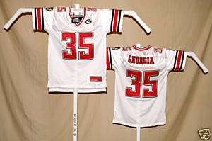   Bulldogs FOOTBALL JERSEY #35 Colosseum Youth Medium NwT wht  